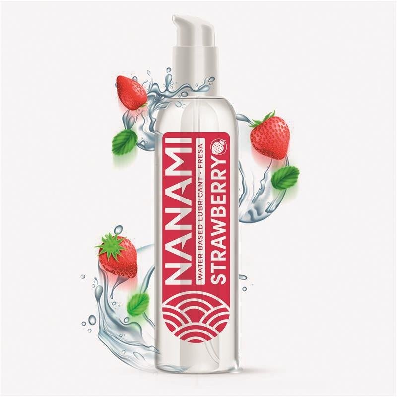 Lubrifiant à base d'eau aromatisé à la fraise de 150 ml