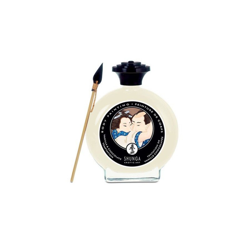 Peinture corporelle comestible à la saveur de vanille et de chocolat 100 ml