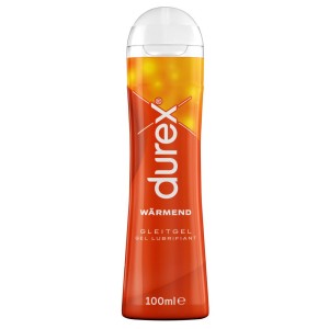 Lubrifiant à base d'eau PLAY WARMING Durex 100 ml avec un effet chauffant