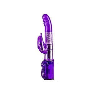 Vibromasseur Lapin DOLPHIN FOLLIES 24 x 3 cm violet