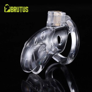 Ceinture de chasteté pour pénis SHARK CAGE transparente