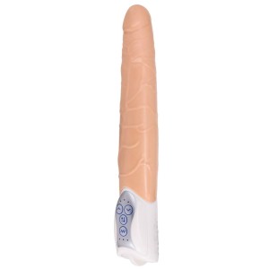 Vibromasseur réaliste à mouvement de va-et-vient LONG JOHN 27,8 x 4 cm Peau claire
