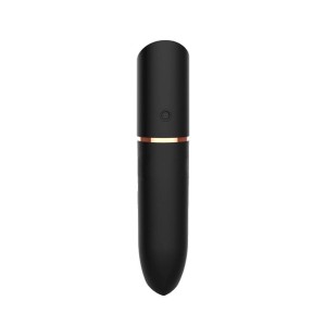Mini vibromasseur bullet ROCKET - 9 x 1,8 cm Noir