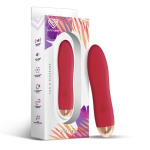 Stimulateur clitoridien en silicone DAWEL 13,5 x 3 cm rouge rechargeable