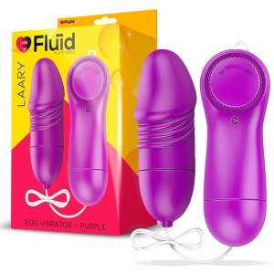 Œuf vibrant réaliste avec télécommande LAARY 7,7 x 2,8 cm Fuchsia