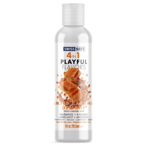 Lubrifiant saveur caramel salé comestible de 29,5 ml