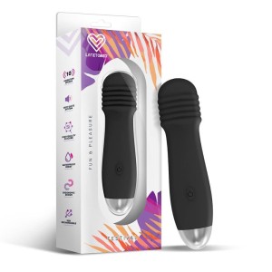 Stimulateur clitoridien en silicone NESTA 12,5 x 3,5 cm noir rechargeable