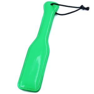 Fessée à pagaie en cuir vegan ELECTRA 47 x 6,4 cm Vert
