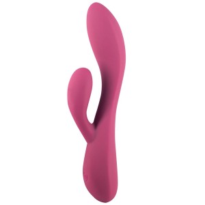 Vibromasseur Rabbit en Silicone RIO SUNSET 20 x 3,6 cm Rose Rechargeable