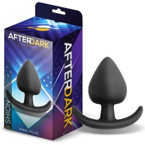 Plug anal en silicone portable SHION 8.1 x 4.1 cm noir