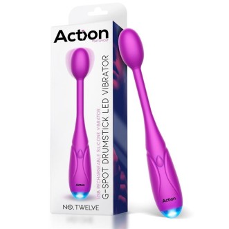 Vibrateur G-Spot en silicone flexible NO. DOUZE 19,5 x 2,9 cm Rose Rechargeable