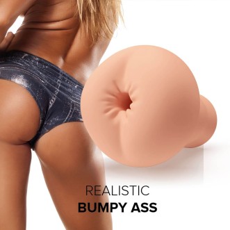 Masturbateur en forme d'anus BUMBY ASS fabriqué avec une couleur de peau claire RST.