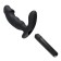 Vibromasseur prostatique réaliste en silicone Rebel 11 x 3,3 cm noir