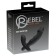 Vibromasseur prostatique réaliste en silicone Rebel 11 x 3,3 cm noir