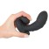 Plug anal vibrant gonflable en silicone avec télécommande sans fil G&P SPOT 12 x 3,6 cm noir rechargeable