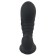 Plug anal vibrant gonflable en silicone avec télécommande sans fil G&P SPOT 12 x 3,6 cm noir rechargeable