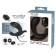Plug anal vibrant gonflable en silicone avec télécommande sans fil G&P SPOT 12 x 3,6 cm noir rechargeable