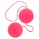 Double Boules Vaginales Oscillantes FUNKY LOVE 3.5 cm Rose