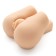Double Masturbateur Vibrant en forme de Vagin et d'Anus NASTY NYMPHO Peau Claire