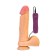 Vibromasseur réaliste avec télécommande BRUNO 22 x 4,3 cm Peau claire