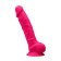 Dildo en silicone réaliste 23 x 4,7 cm MODÈLE 1 Rose