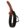 Strap-On avec gode creux Fetish Fantasy 25 x 4 cm peau foncée