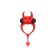 Anneau vibrant en silicone DEVOL rouge