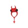 Anneau vibrant en silicone DEVOL rouge