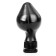 Géant Plug Anal PLUG 9 All Black 17 x 9 cm Noir