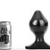 Géant Plug Anal PLUG 9 All Black 17 x 9 cm Noir