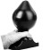 Géant Plug Anal PLUG 12 Tout Noir 22,5 x 12 cm Noir