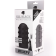 Double Masturbateur BUMPY Tout Noir 15 x 8 cm Noir