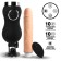 Machine à sexe vibrant, avec mouvement de poussée, chauffage, télécommande sans fil et gode en silicone 17 x 3,5 cm peau claire rechargeable