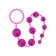 Boules anales progressives flexibles G.FLEX 30 x 2 cm rose