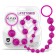 Boules anales progressives flexibles G.FLEX 30 x 2 cm rose