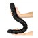Double Dildo BIG TORTOS Noir 55 x 5,5 cm