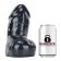 Dildo avec fixation Vac-U-Lock EASY Noir 16 x 6,5 cm
