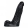 Géant Réaliste Gode SUPER RICK Noir 30 x 9 cm