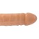 Double gode réaliste TRENT 44 x 4 cm peau claire