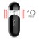 Masturbateur vibrant avec succion EINAIR rechargeable noir