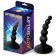 Plug anal en silicone avec sphères progressives ELUNEY 9 x 2,4 cm Noir