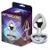 Bouchon anal en métal avec gemme en forme de cœur blanc HEART WHITE M 8 x 3,4 cm Argenté