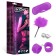 Ensemble de 4 accessoires de bondage de la ligne BDSM, couleur violette