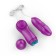 Œuf vibrant réaliste avec télécommande LAARY 7,7 x 2,8 cm Fuchsia