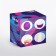 Œuf masturbateur en silicone élastique SPIDEY violet