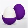 Œuf masturbateur en silicone élastique SPIDEY violet