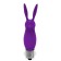 Mini vibromasseur bullet en silicone HOPYE 7 x 3 cm violet