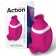 Sucez et Léchez Stimulateur Clitoridien en Silicone NO. SEVEN Rose Rechargeable