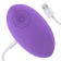 Œuf vibrant en silicone avec télécommande sans fil et queue ODISE 17 x 3,4 cm violet rechargeable