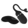 Œuf vibrant en silicone avec télécommande sans fil et queue ADOREE 17 x 3,4 cm noir rechargeable